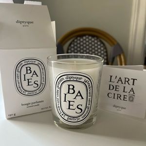 Authentic Large 6.5g / 190g Diptyque candle - Baies